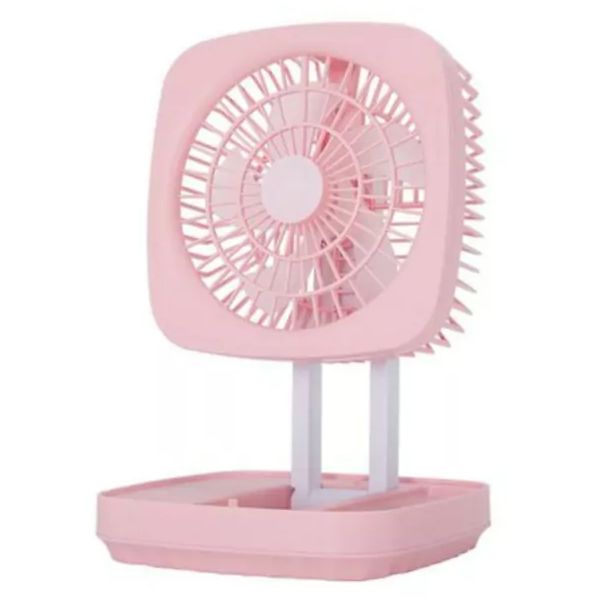 Ventilador de mesa recargable 35x19 cm con luz - ICT
