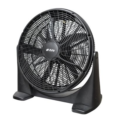 Ventilador tipo box 20" negro 3 velocidades 40W - USAir LIW 1656
