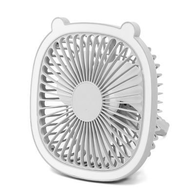 Ventilador de mesa recargable 19 cm con luz - ICT