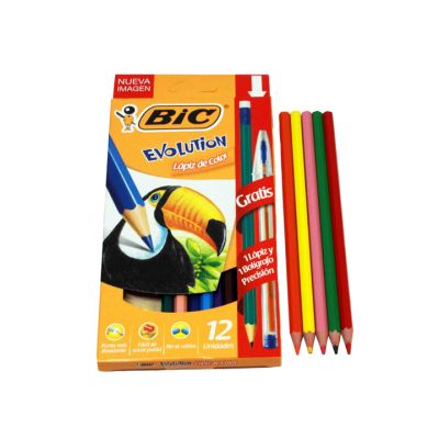 Lapiz de Color Bic Evolution Caja X12(7861186201499)
