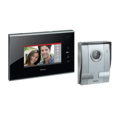 Kit Video Color 7 Pulgadas Táctil Negro Bticino (316812)