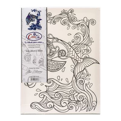 Lienzo Pre-Impreso Delfín 30X40cm Celina (062-0143)