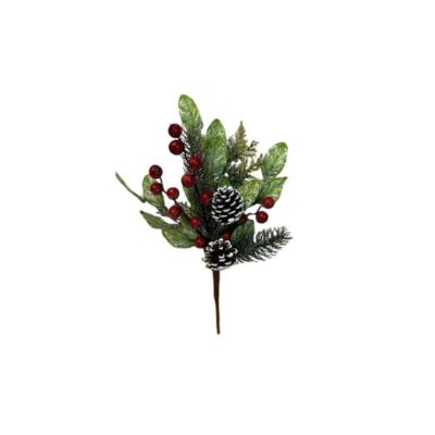 Pick navideño 31 cm – bayas rojas Celina