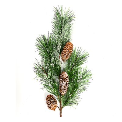 Pick Tallo Navideño 60cm Pino/Piña Nevada Celina 0660063 – Decoración Invernal