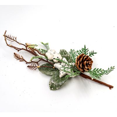 Pick Navideño Estrella Blanca 20cm Celina 0660111 – Estilo Elegante