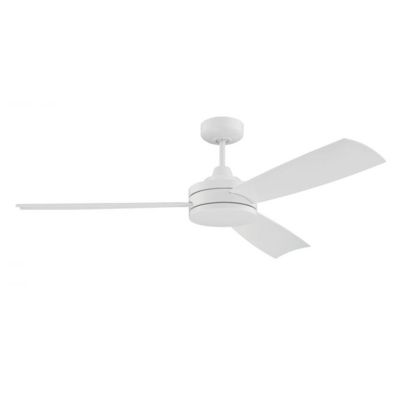 Ventilador tumbado 54" blanco con control de pared - Craftmade V22726