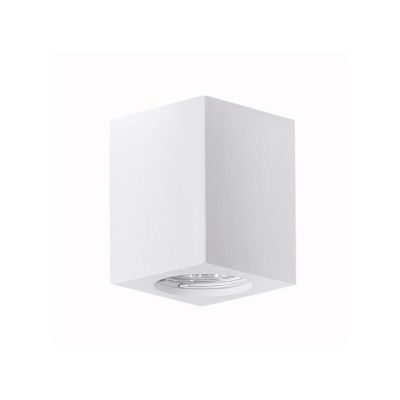 Aplique de Techo Cuadrado (Gu10) Blanco Kuarzo