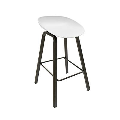 TABURETE METAL 65CM BLANCO DEKO(161034)