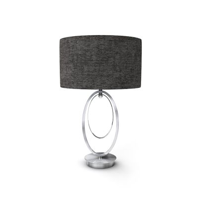 Lámpara de Mesa E27 Negra Metal Deko