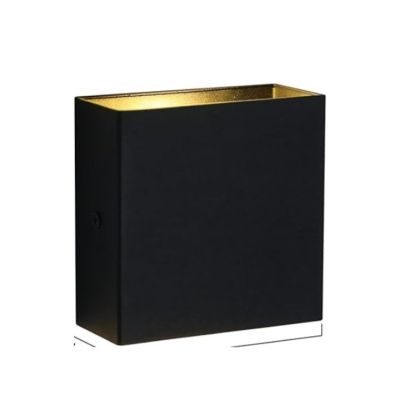 Aplique LED Exterior 10W 3000K Negro Rueda Ajustable Kuarzo