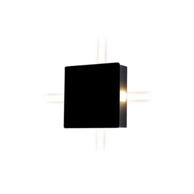 Aplique Led Exterior (4W-3K) Negro Ajustable Kuarzo