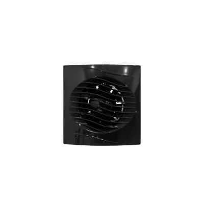 Extractor aire 4P-12W cuadrado negro Ruko