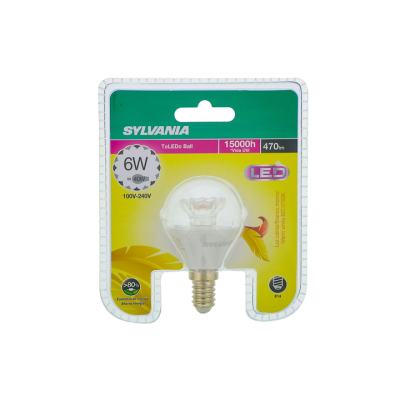 Foco Led Mini (6W-6.5K) E14 Sylvania (P24957)