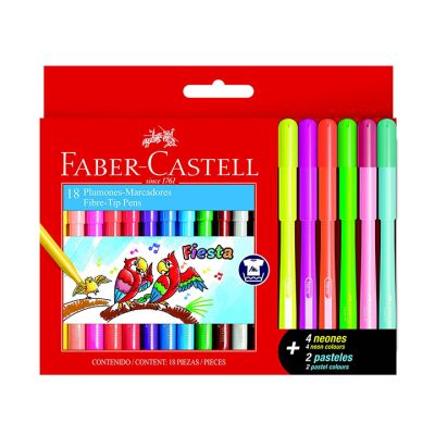 Marc. Fc Fiesta (12Col+4Neon+2 Pastel) (Ma.F.1845)(022330)