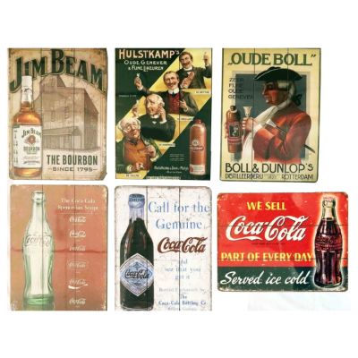 Cuadro Decorativo Bar Vintage 30x40cm FDR – Surtido
