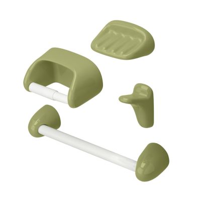 Juego*Baños (4Pz) Ceramico Verde (E579.16-Ve) Fv