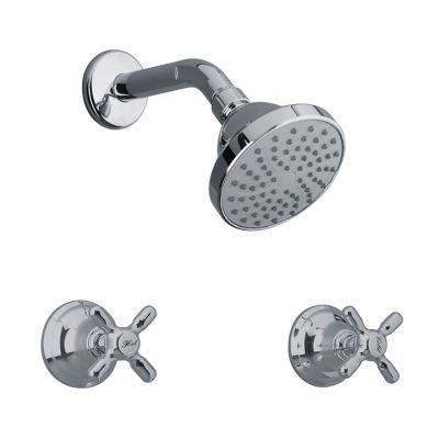 Ducha + 2 llaves New Port bimando cromo FV