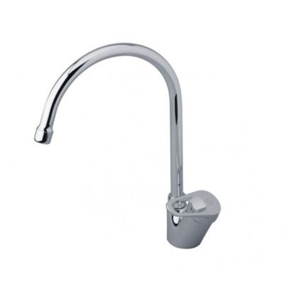 Llave-Cocina Arizona Monomando+Mezclador Mesa Curvo Cromado Fv (E423.01/B1 Cr)