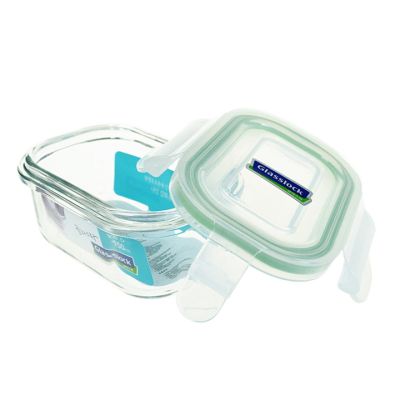 Repostero Vidrio Rectangular 0.15L Glasslock WRP015 WRP520 – Almacenamiento Compacto