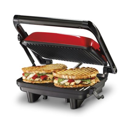 Sanduchera Panini roja - Hamilton Beach 25462Z