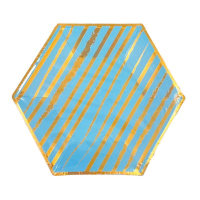 Platos Desechables 7 Piezas Celeste 18cm Home Life HL655506 – Celebración Práctica