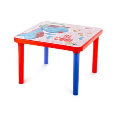 Mesa Infantil Plástica Cuadrada Dino Rey HomeLife