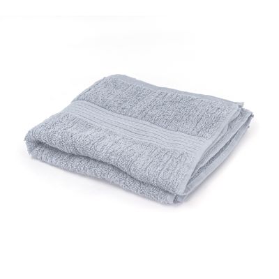 Toalla tocador 48x85 azul hilo peinado HTC (7909301441037)