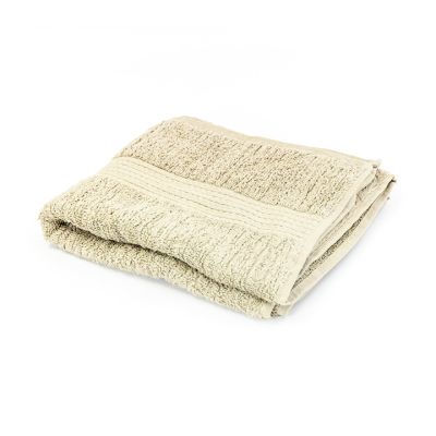 Toalla tocador 48x85 beige hilo peinado HTC (7909301449637)