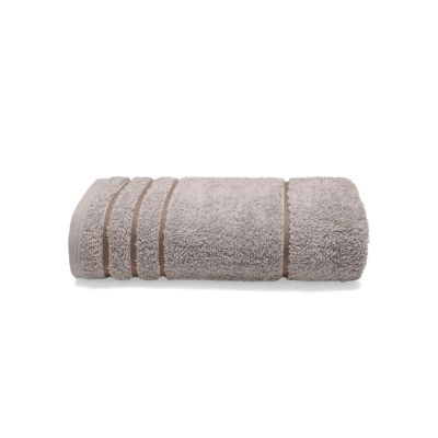 Toalla tocador 50x70 beige Cannes Bouton