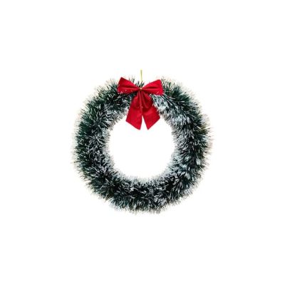 Corona navideña 75Cm Nevada ICT