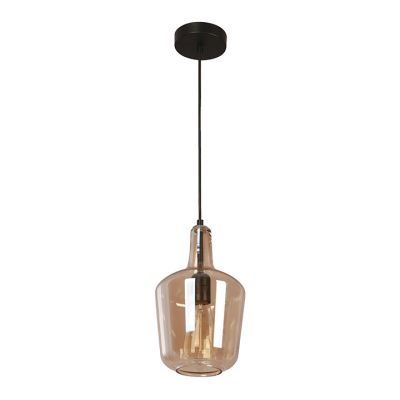 Lámpara Colgante E27 Negra IKE