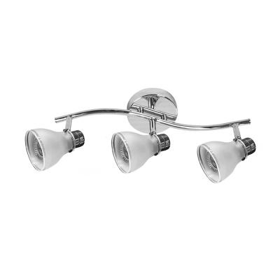 Spot Dirigible 3xGU10 Cromo/Vidrio IKE