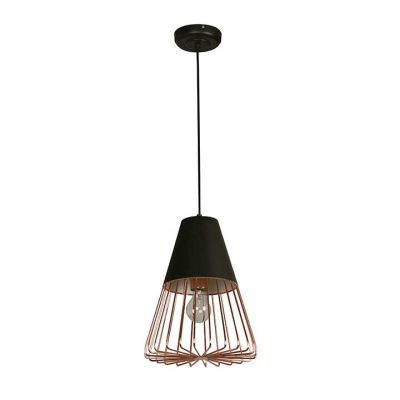 Lámpara Colgante E27 Negra IKE