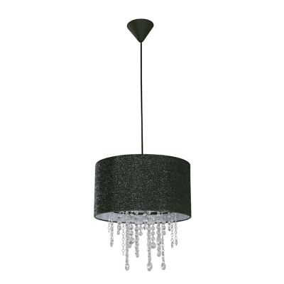 Lámpara Colgante E27 Negro IKE