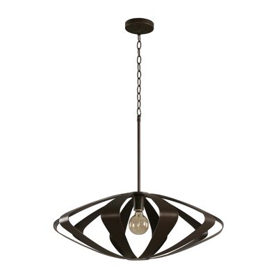 Lámpara Colgante E27 Bronce Cepillado IKE