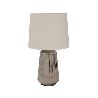 Lámpara de Mesa E27 Plata/Dorado IKE