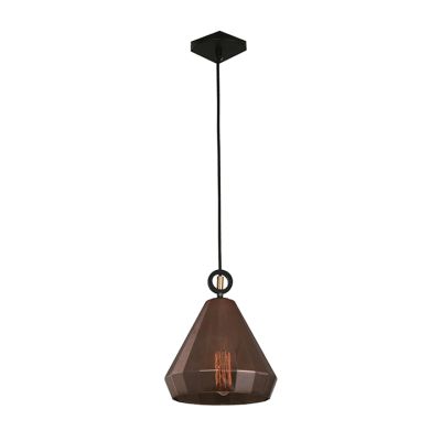 Lámpara Colgante E27 Negra IKE