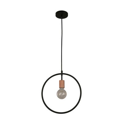 Lámpara Colgante E27 Negra IKE