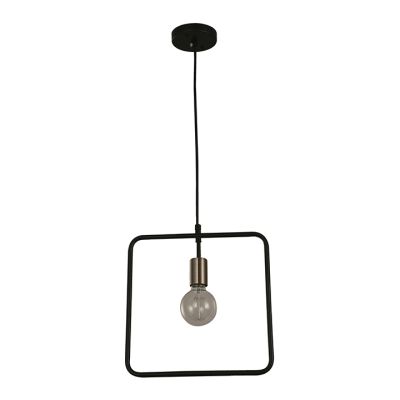 Lámpara Colgante E27 Negra IKE