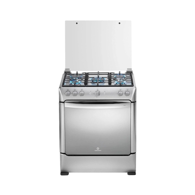 Cocina a gas 5 quemadores 76 cm cromada - Turín Zafiro Indurama