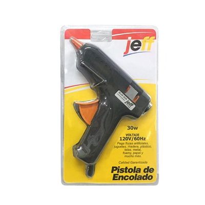 Pistola Silicón Large 30W Negro Jeff (Jf.P.30)