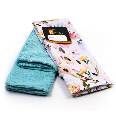 Set Limpión de Cocina 2 Piezas Floral 40x50cm Kal KH-002FLORAL – Organización Práctica