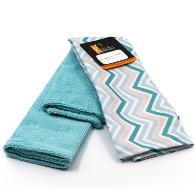 Set Limpión de Cocina 2 Piezas Pastel 40x50cm Kal KH-002PASTEL – Organización Funcional