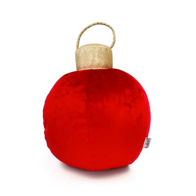 Cojín Navideño 3D Bombillo Rojo 40cm Kalido NAV40012 – Estilo Festivo