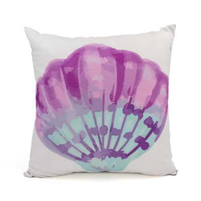 Cojín Playa Concha Sirena 45x45cm Kalido