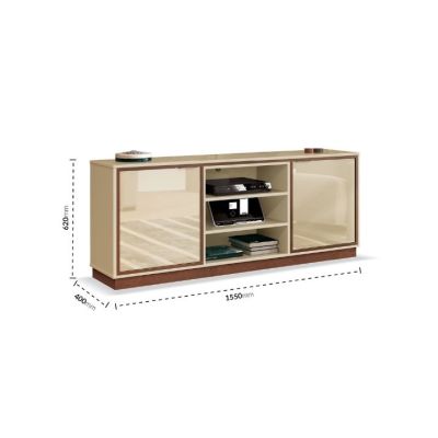 Mesa Rack TV 55” Van Gogh Natural/Off White 40x155x62cm KMX