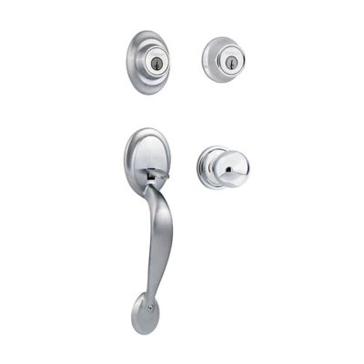 Cerradura Puerta Principal Doble Dakota Cromo Satin Kwikset 96890-028 – Seguridad Premium