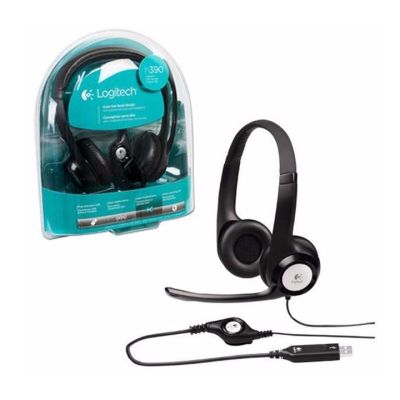 Audifono + Microfono Logitech H390 Usb/Control Volumen