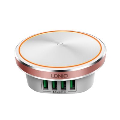 Cargador C/ Lampara (4 Usb Carga-Rapida) Ldnio(A4406)
