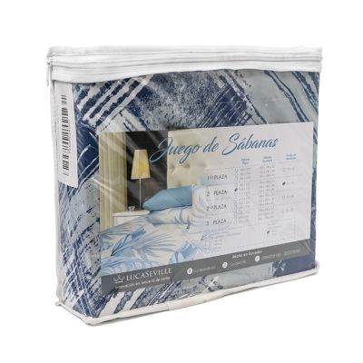 Sábana con Diseño 2 Plazas Roku Lucaseville